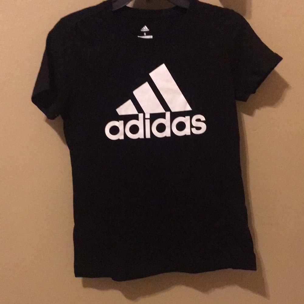 ADIDAS BLACK ATHLETIC SHIRT
